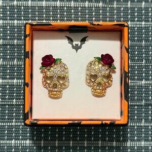 NEW | Bella + Jack | Day of the Dead Skull Stud Earrings